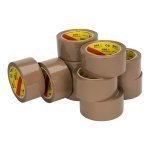 NAR - PP Acryl E niedriges Rauschen () 32 Mikrometer 50 mm x 66 Meter braun | 6 Stücke