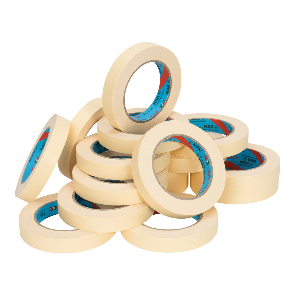 Klika - Masken (Jar) 58 Gramm/m2 19 mm x 50 Meter Gelb - Bege | 16 Stücke
