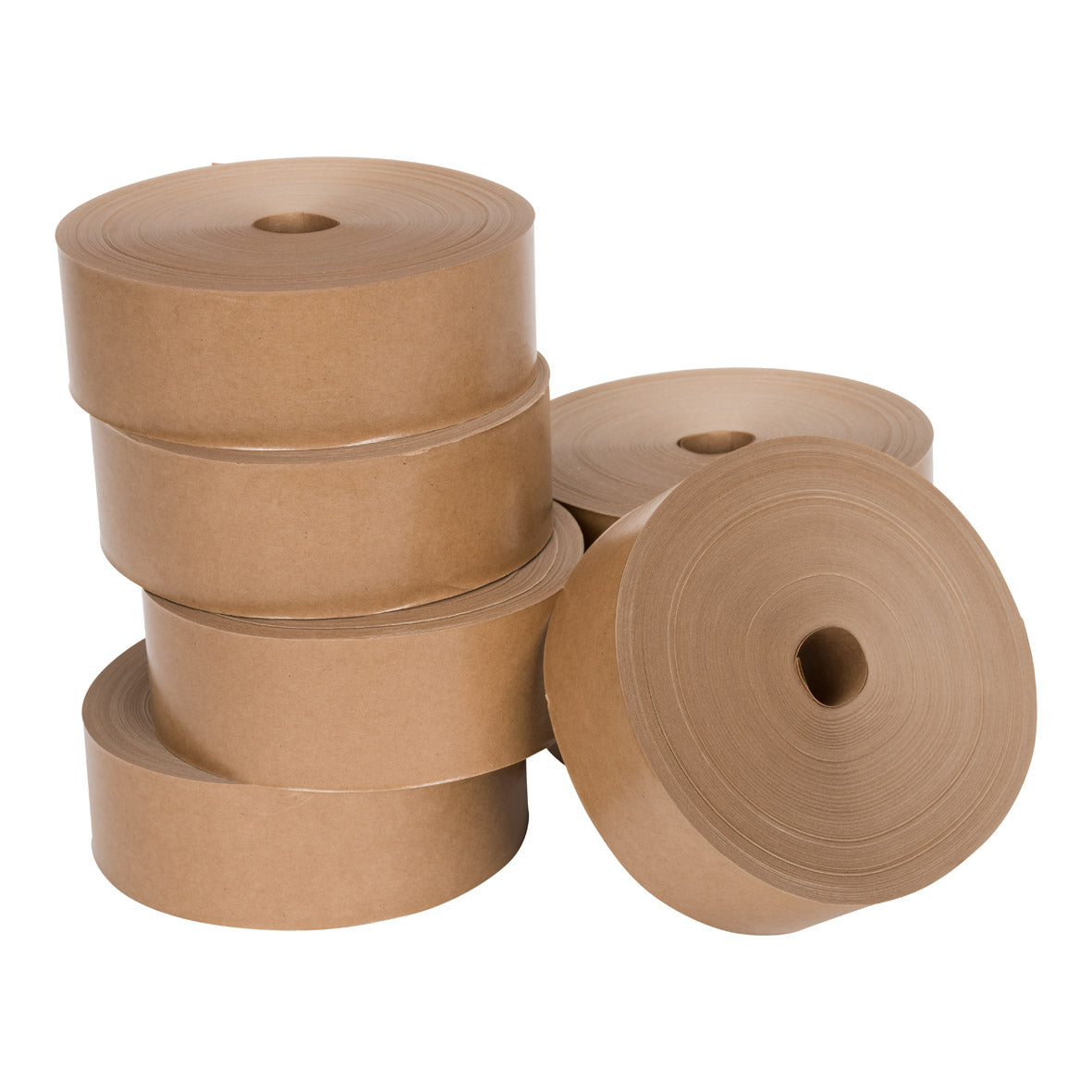 Klika - Papierband 50 mm x 200 Meter braun (nicht selbstadhäsiv) | 3 Stücke