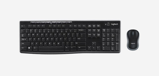 Tastatur Logitech MK270 QWERTY +Maus schwarz