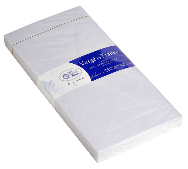 Umschlag G.Lalo Bank DL 110x220mm Gomed Sure White