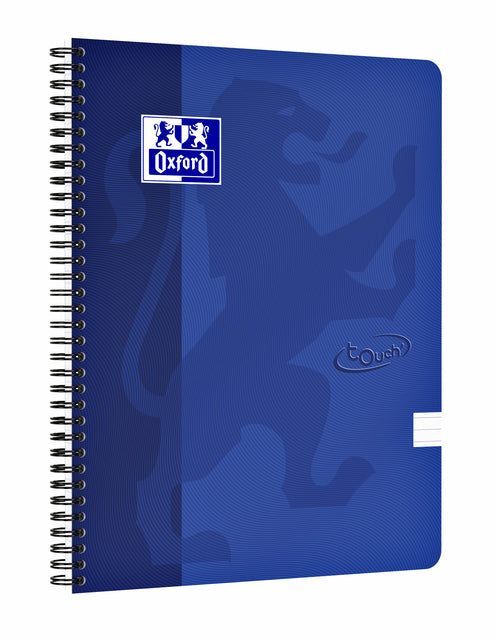 Spiralblock Oxford Touch A4 Linie 70vel Blue | 5 Stücke