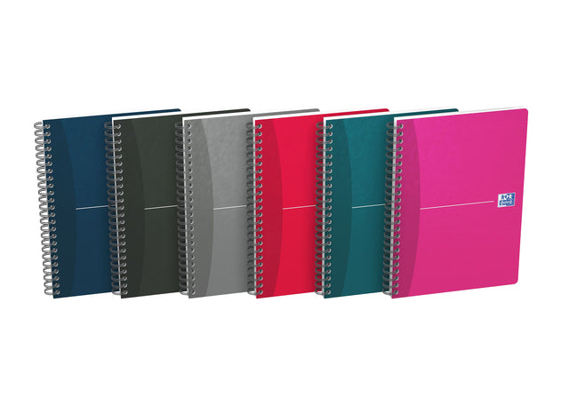 Spiralblock Oxford Essentials A5 90vell Line Assorti