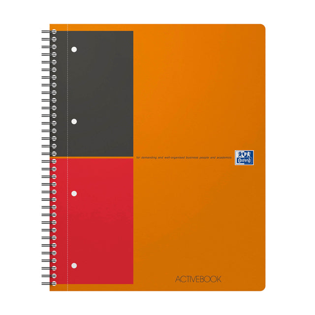 Spiralblock Oxford International ActiveBook A4+ Line