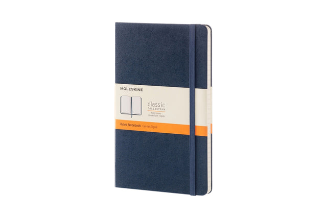 Notebook Moleskine Large 210x130mm Linie SEAFFIER BLUE | 6 Stück