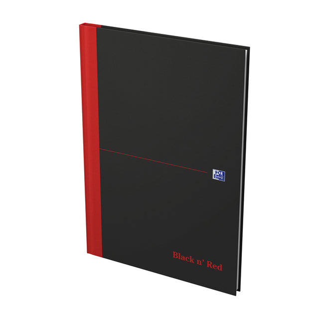 Notizbuch Oxford Black N Red A4 96vel Linie