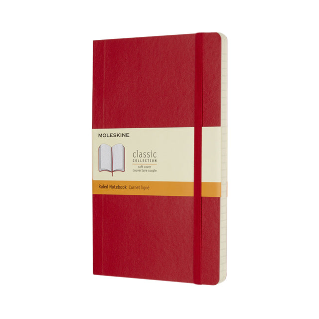 Notizbuch Moleskine L 130x210mm Line SC Scarl Rd | 1 Stück