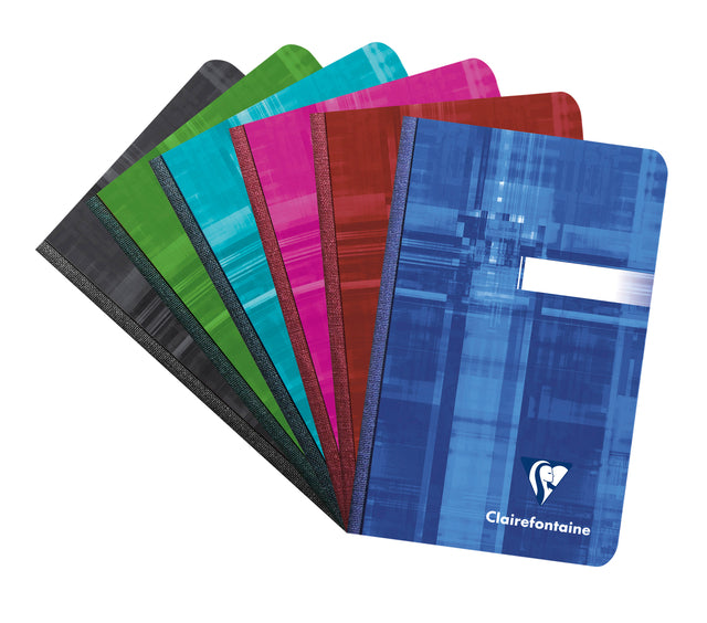 Notebook Clairfontaine 90x140mm Line Assorti | 5 Stücke