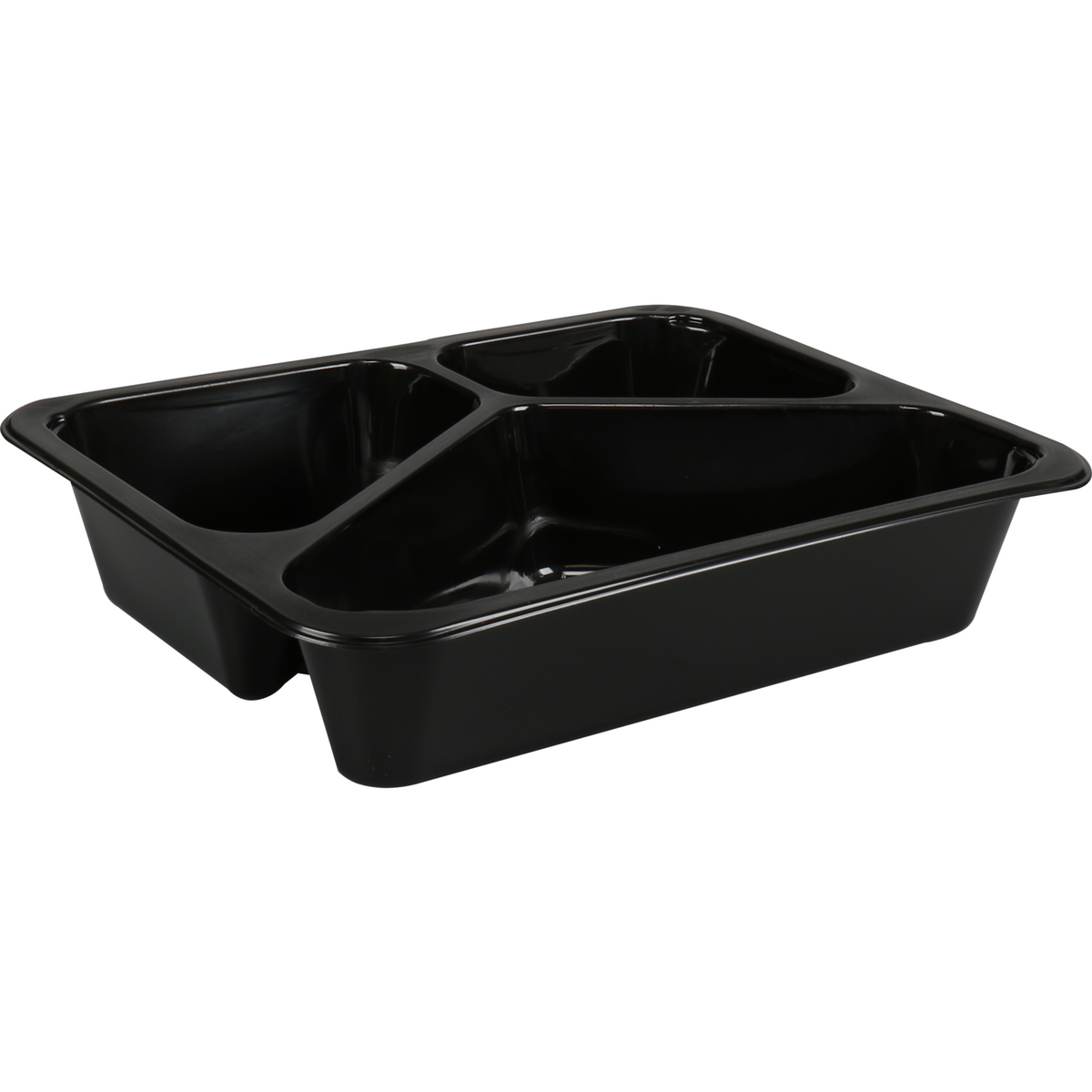 Bak | Pp | 3-profession | Menubak | 227x178x49mm | Schwarz | 50 Stück
