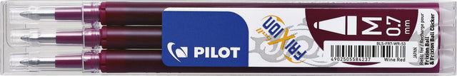 Roller Stiftfüllung Pilot Frixion BLS-FR7 0,35 mm Weinrood