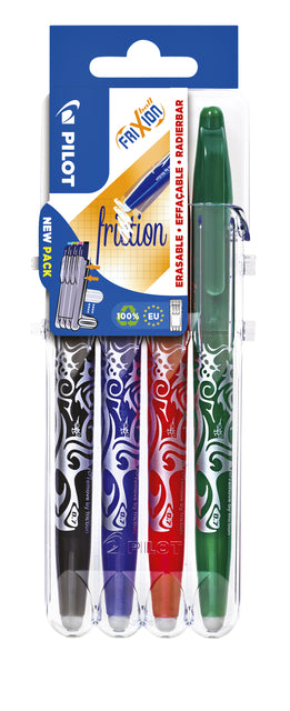 Rollerpen Pilot Frixion Set2Go BL-FR7 0,35 mm auf 4 Basic ASD eingestellt