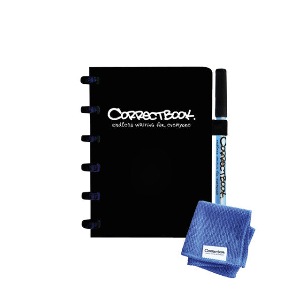 Notebook Correctbook A6 Blanco 40Blz Tinte Schwarz