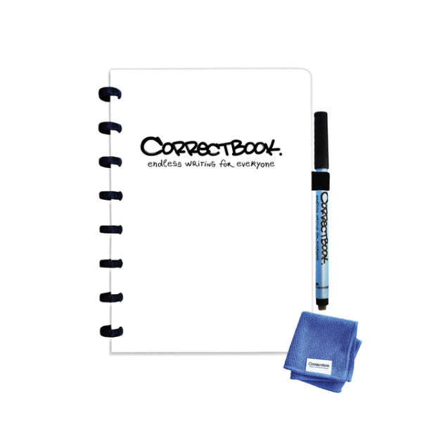 Notebook Correctbook A5 Zeile 40Blz Inspirational White