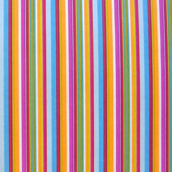 Klika - Geschenkpapier - Geschenkpapier - farbige Linien Neon auf weiß gerippten 30 cm