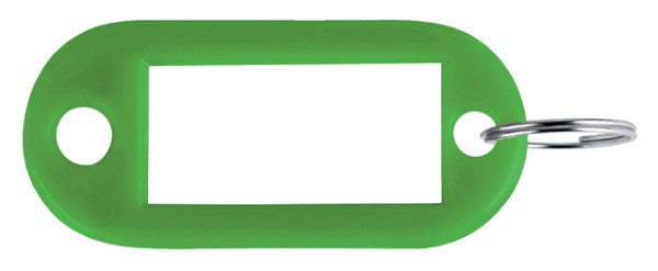 Pavo - Klautellabel Plastik grün 100 Stücke