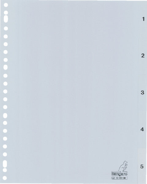 Kangaro - Tab G405CM 23R PP 5DLG Nr. 1 5 Grau | 25 Stücke