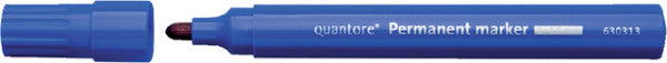 Quantore - Dauermarker um 1-1,5 mm blau | 10 Stücke