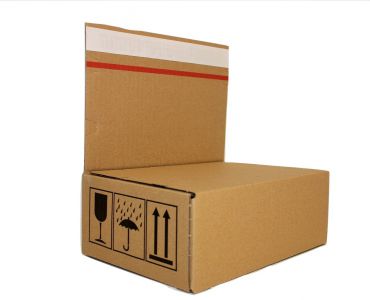 Webshop -Box 5.1 mit selbstadhäsivem Streifen 384x284x180 mm