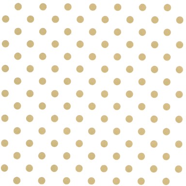 Klika - Geschenkpapier - Geschenkpapier - Weiß mit goldenen Punkten 30 cm