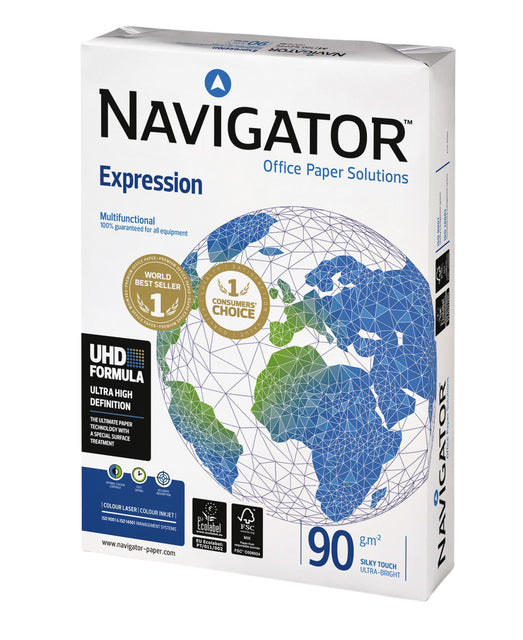 Kopierpapier Navigator Ausdruck A3 90gr White 500vel | 5 Stücke