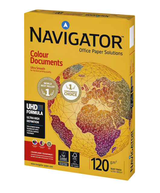Kopieren Sie Papiernavigator -Farbdokumente A3 120gr White 500vel