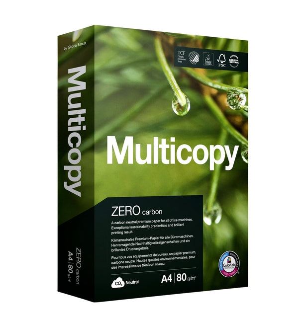 Kopieren Sie Papier Multicopy Zero A4 80gr White 500vel