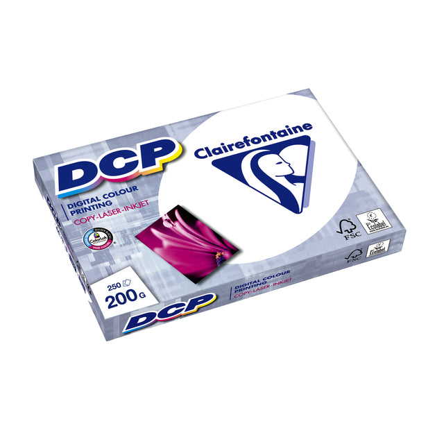 Laserpapier Clairefontaine DCP A4 200gr White 250vel