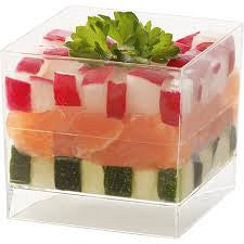 DEPA - Amuse Bowl PS Quadrat 42 x 42 mm transparent 50 Stück