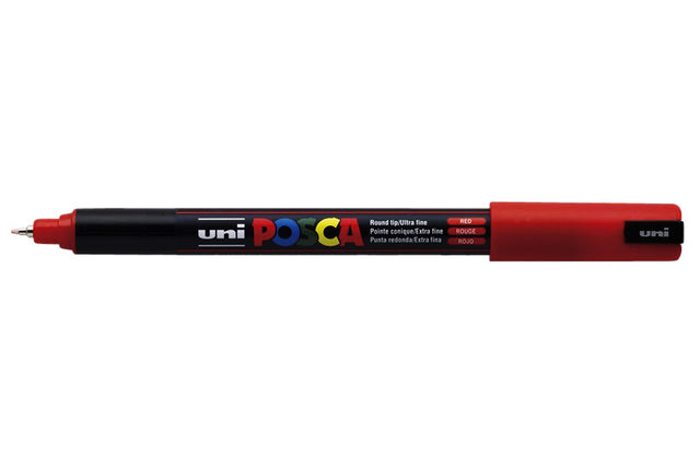 POSCA PC1MR EF Rood | 6 Stück