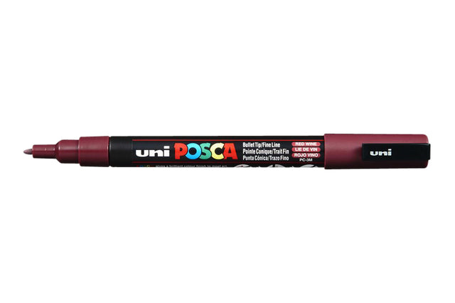 POSCA PC3M F Wijnrood 12 Stücke