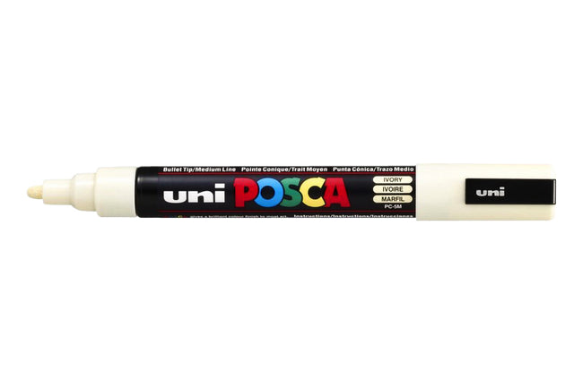 POSCA PC5M M IVOOR | 6 Stück