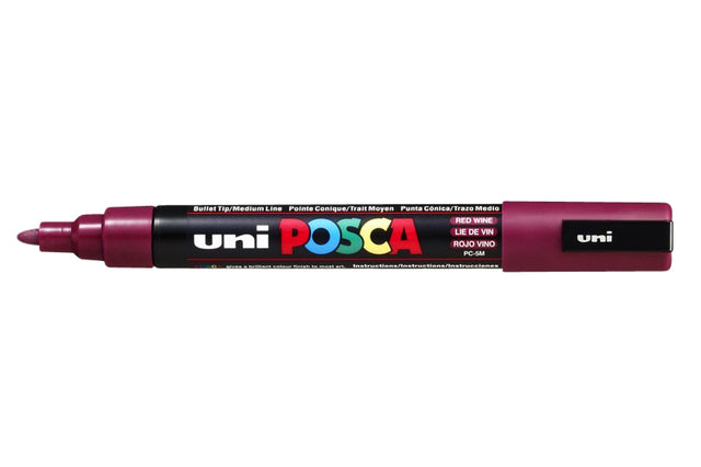 Lackstift Posca pc5m m weinrot | 1 Stück