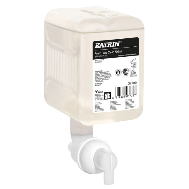Handseife Katrin Schaum rein neutral 500 ml 37780 | Außenschachtel ein 12 Stück