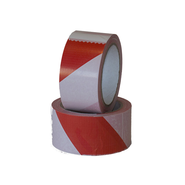 WARNUNG Nehmen Sie Izzy 50mmx66m Rot/Weiß
