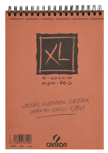 Sketch Block Canson XL A5 60V 90gr Spirale