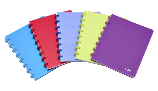 Atoma - Schrift A5 Blanco 144BLZ 90gr PP PERSP ASS | 10 Stücke