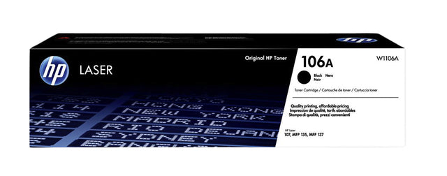 Tonercartidge HP W1106A 106A Schwarz