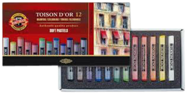 Pastelkrijt Koh-i-noor Toison 8512 Um 12 Asorti-Stücke | 6 Stück