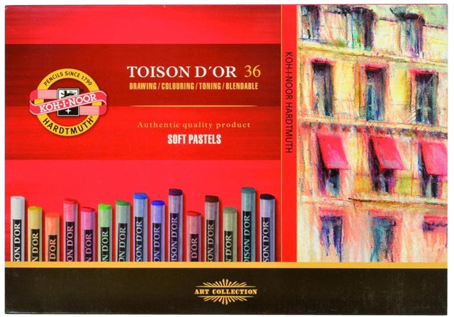 Pastellkreide Koh-i-Noor Toison 8515 rund 36 sortiert | Set mit 36 Teilen