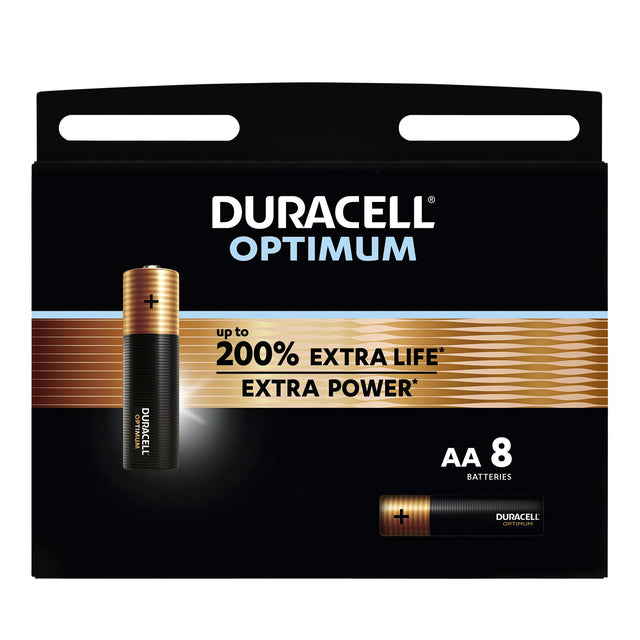 Batterie Duracell Optimum 200% 8xaa | 8 Stücke