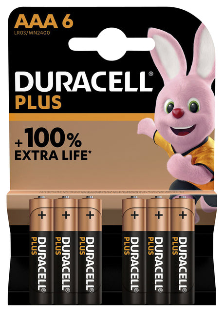 Batterie Duracell plus 6xaaa