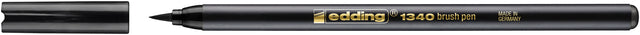Pinselpen EDD E-1340 Black | 10 Stück