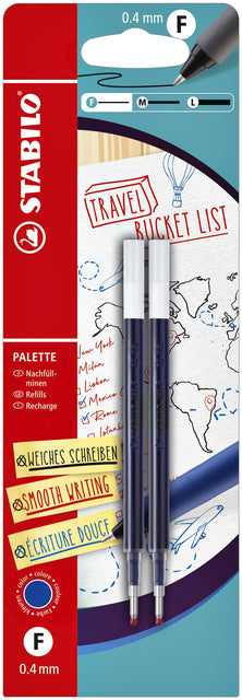 Füllungen Stabilo Palette Blue Blister von 2 Teilen