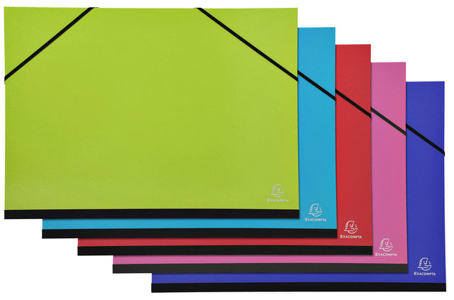 Zeichnungsordner Exacompta iderama 32x45cm mit elastischer Assorti
