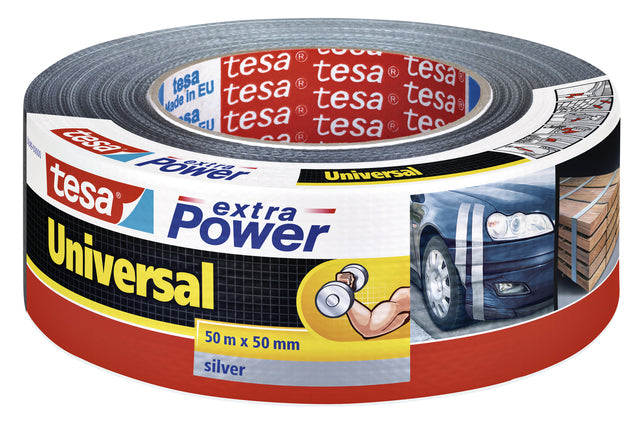 Klebeband TESA 50 mmx50m extra Power Grey | 6 Stück