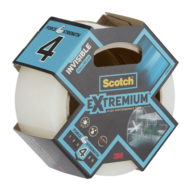 Klebeband Scotch Extremium unsichtbar 48 mmx20m | 6 Stück