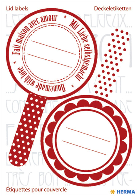 Label Herma 15446 Kitchen New Look rot
