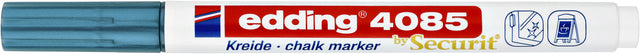 Chalkstift Edding von Securit 4085 um 1-2 mm blau Metallic