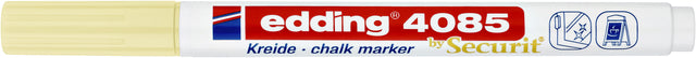 Chalkstift Edding von Securit 4085 um 1-2 mm Pastellgelb | 10 Stück