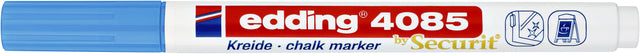 Chalkstift Edding von Securit 4085 um 1-2 mm hellblau